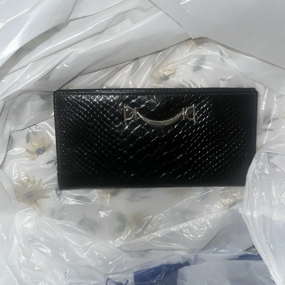 Fiocchi Lecco Italian leather reptile design horse it wallet - Picture 17 of 17